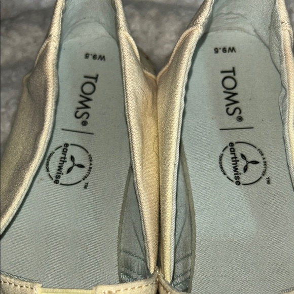 TOMS Light Yellow Espadrille Shoes - Picture 11 of 13